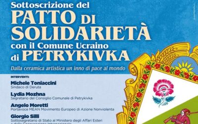 Sottoscrizione del patto di solidarietà con il comune ucraino di Petrykivka